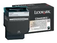 LEXMARK cartridge black C544 6000 pages