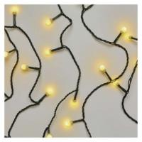 LED božična cherry veriga – kroglice, 10 m, notranja, topla bela