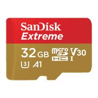 SANDISK Extreme microSD Class 10 UHS-I U3 V30 A1 32GB (SDSQXAF-032G-GN6AA) spominska kartica