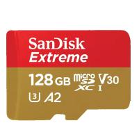 SANDISK Extreme microSDXC 128GB UHS-I 4K UHD SD adapter SDSQXAA-128G-GN6MA spominska kartica