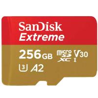 SANDISK Extreme microSDXC 256GB UHS-I 4K UHD SD adapter SDSQXAV-256G-GN6MA spominska kartica