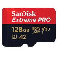 SANDISK Extreme PRO microSDXC 128GB UHS-I 4K UHD SDSQXCD-128G-GN6MA spominska kartica