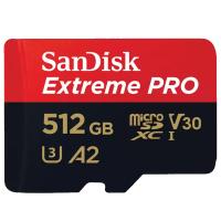 SANDISK Extreme PRO microSDXC 512GB UHS-I 4K UHD SDSQXCD-512G-GN6MA spominska kartica