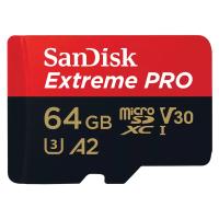 SANDISK Extreme PRO microSDXC 64GB UHS-I 4K UHD SDSQXCU-064G-GN6MA  spominska kartica