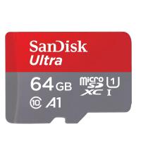 SANDISK Ultra microSDXC 64GB UHS-I FHD SD adapter SDSQUAB-064G-GN6MA spominska kartica