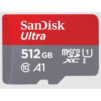 SANDISK Ultra microSDXC 512GB Class 10 UHS-I U1 V10 A1 FHD SD adapter SDSQUAC-512G-GN6MA spominska kartica