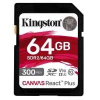 KINGSTON Canvas React Plus SD 64GB Class10 UHS-II SDR2/64GB spominska kartica
