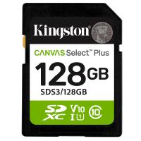 KINGSTON Canvas Select Plus SD 128GB Class 10 UHS-I U1 V10 SDS3/128GB spominska kartica