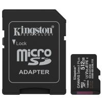KINGSTON Canvas Select Plus microSD 512GB Class10 UHS-I U3 V30 A1 SD adapter SDCS3/512GB spominska kartica