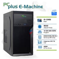 PCPLUS E-machine i5-12400 16GB 500GB NVMe SSD namizni računalnik