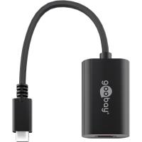 GOOBAY USB-C (M)/ HDMI (Ž) 4k 60 Hz 0,2 m črn adapter