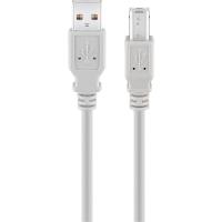 GOOBAY USB 2.0 male (Type A) / USB 2.0 male (Type B) 1,8m sivi kabel