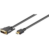 GOOBAY DVI-D (18+1) na HDMI (type A) 1,5m pozlačen kabel