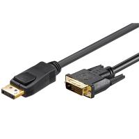 GOOBAY DisplayPort (M) / DVI-D (M) 24+1 pin pozlačen 2 m kabel