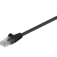 GOOBAY U/UTP CAT 5e patch 1 m črn mrežni povezovalni kabel