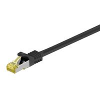 GOOBAY (91653) SFTP CAT 6A / S/FTP CAT 7 patch 15m črn mrežni povezovalni kabel