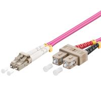 GOOBAY OM4 LAN LC-UPC / SC-UPC 20m roza optični kabel
