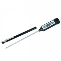 Eva Digitalni vbodni kuhinjski termometer / črn / inox, pvc