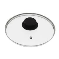 STEEL PAN Pokrov 24cm / steklo, inox rob