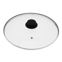 STEEL PAN Pokrov 26cm / steklo, inox rob