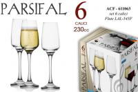  Kelihi za šampanjec ACF Parsifal / set 6 / 230ml / steklo