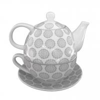  Čajnik, skodelica - Tea-for-one / porcelan