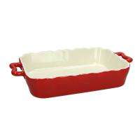 Andrea Fontebasso Pekač Amanda 33x20cm / pravokoten / rdeč / keramika