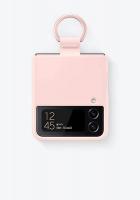 Samsung  GALAXY Z FLIP4 SILICON COVER WITH RING PINK