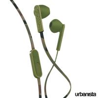 EOL - URBANISTA SAN FRANCISCO žične slušalke z mikrofonom, Green Camo (vojaško zelene)