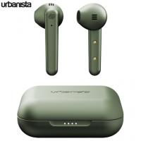EOL - URBANISTA STOCKHOLM PLUS brezžične slušalke s polnilno postajo, Bluetooth, TWS, Olive Green (olivno zelene)