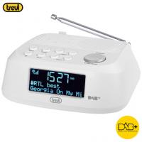 TREVI RC 80D4 Radio alarm ura + DAB/DAB+/FM Radio, USB polnilec, bela