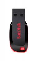 SanDisk USB DISK 16GB CRUZER BLADE, 2.0, črno-rdeč, brez pokrovčka