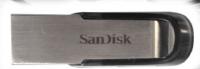 SanDisk USB DISK 16GB ULTRA FLAIR, 3.0, srebrn, kovinski, brez pokrovčka
