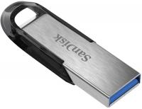 SanDisk USB DISK 32GB ULTRA FLAIR, 3.0, srebrn, kovinski, brez pokrovčka *PROM