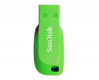 SanDisk USB DISK 32GB CRUZER BLADE ZELENA, 2.0, zelen, brez pokrovčka