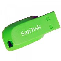 SanDisk USB DISK 64GB CRUZER BLADE ZELENA, 2.0, zelen, brez pokrovčka
