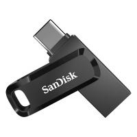 SanDisk USB C & USB disk 32GB Ultra Dual GO, 3.1/3.0, b do 150 MB/s, črn