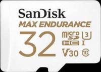 SanDisk SDHC micro 32GB MAX ENDURANCE, 100/40MB/s, C10, U3, V30, adapter