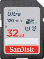 SanDisk SDXC 32GB Ultra, 120MB/s, UHS-I, C10