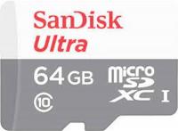 SanDisk SDXC MICRO 64GB ULTRA, 100MB/s, UHS-I, C10, adapter