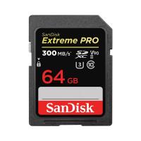 SanDisk SDXC 64GB EXTREME PRO, 300/260MB/s, UHS-II Speed Class 3 (U3)
