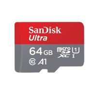 SanDisk SDXC MICRO 64GB ULTRA, 140MB/s, UHS-I, C10, A1, adapter