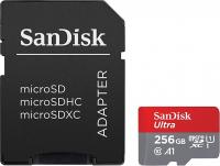 SanDisk SDXC MICRO 256GB ULTRA, 150MB/s, UHS-I, C10, A1, adapter