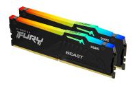 Kingston RAM DDR5 16GB 5600 FURY Beast RGB, kit 2x8GB, CL40, DIMM