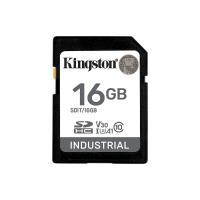 Kingston SDHC 16GB Industrial, do 100MB/s, Class 10, UHS-I, U3, V30, A1