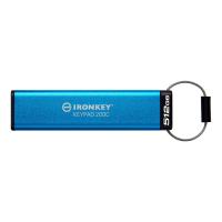 Kingston USB disk Ironkey 512GB Keypad 200C, USB-C 3.2, FIPS 140-3 Level 3, AES-256 bit, PIN