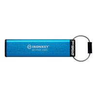 Kingston USB disk Ironkey 256GB Keypad 200C, USB-C 3.2, FIPS 140-3 Level 3, AES-256 bit, PIN
