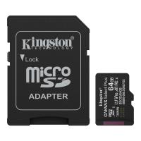Kingston SDXC MICRO 64GB CANVAS SELECT Plus, 100MB/s, C10, UHS-I, U1, V10