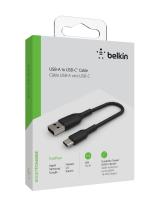 Belkin  BOOST CHARGE USB-C USB-A kabel črn 15 cm