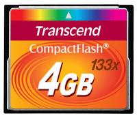 Transcend CF 4GB 133X, 50/20MB/s, MLC